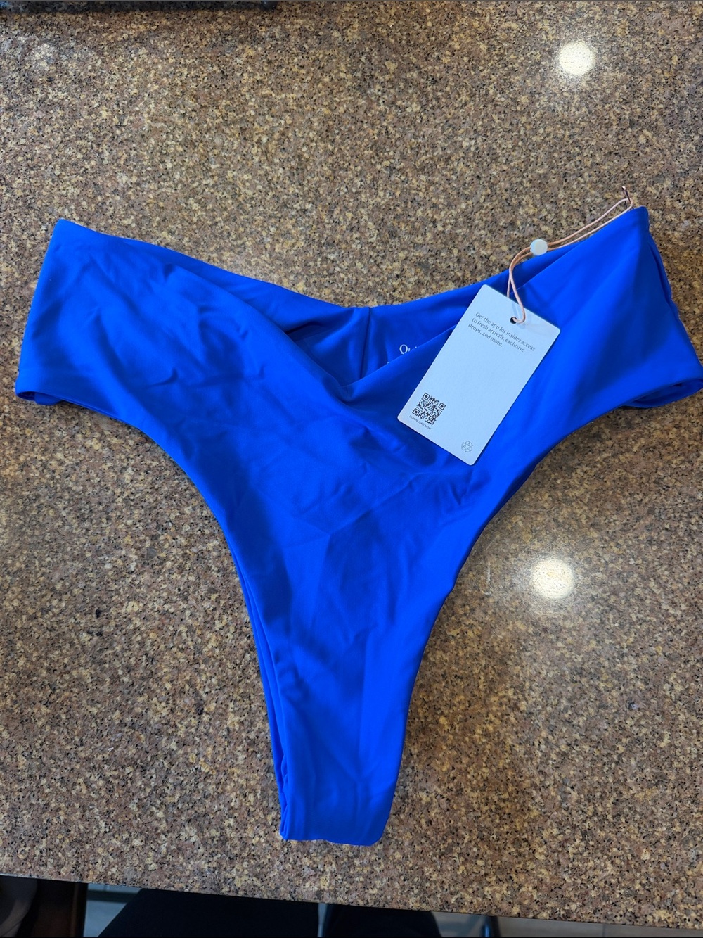 Quince Women's Bright Royal Blue Bikini Bottom